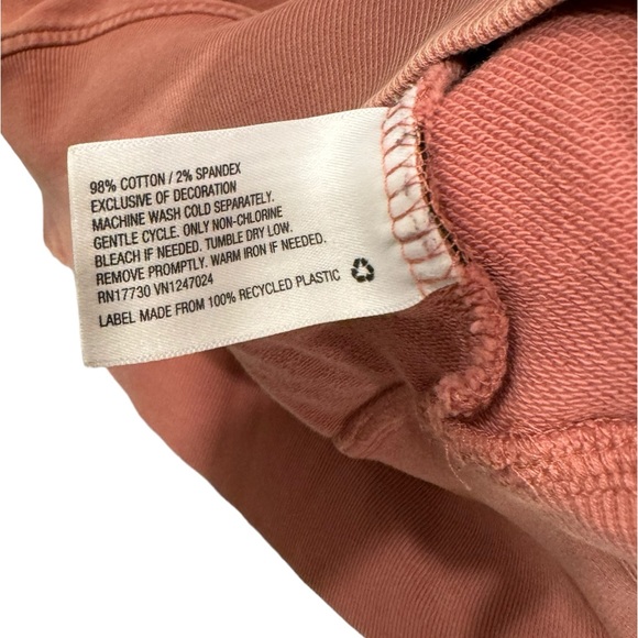 Women’s Joylab Pink Faded/Acid Wash Long Sleeve Crew Neck Sweatshirt. Size M. - Picture 8 of 8